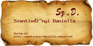 Szentiványi Daniella névjegykártya